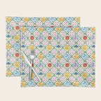 Decorative mushrooms pattern Placemat Gallery Image 1