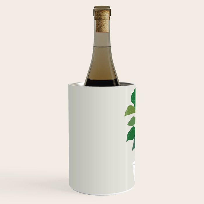 Cat and Plant 73: I got a Whale! Wine Chiller Gallery Image 2