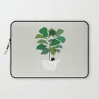 Cat and Plant 73: I got a Whale! Laptop Sleeve Gallery Image 1