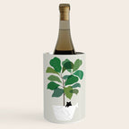Cat and Plant 73: I got a Whale! Wine Chiller Gallery Image 1