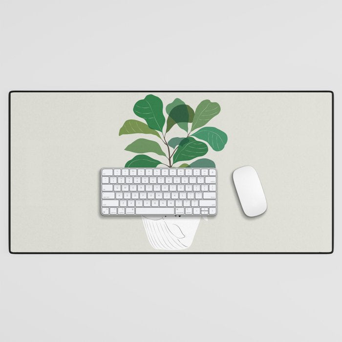 Cat and Plant 73: I got a Whale! Desk Mat Gallery Image 1
