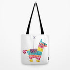 Mexican Donkey PinÌata - CMYK Palette Tote Bag Gallery Image 2