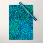 Peacock Watercolor Painting Wrapping Paper Gallery Image 1