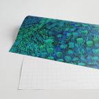 Peacock Watercolor Painting Wrapping Paper Gallery Image 2