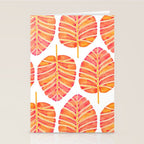 Elephant Ear Alocasia - Peach Palette Stationery Card Gallery Image 2