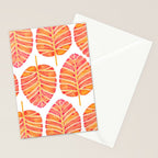 Elephant Ear Alocasia - Peach Palette Stationery Card Gallery Image 2