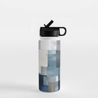 Soft Blue Forms II Water Bottle Gallery Image 1