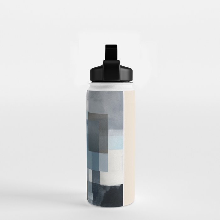 Soft Blue Forms II Water Bottle Gallery Image 2