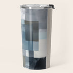 Soft Blue Forms II Travel Mug Gallery Image 2