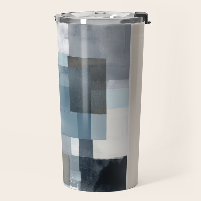 Soft Blue Forms II Travel Mug Gallery Image 2