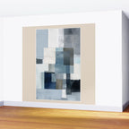 Soft Blue Forms II Wall Mural Gallery Image 2