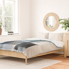 Soft Blue Forms II Duvet Cover Gallery Image 2