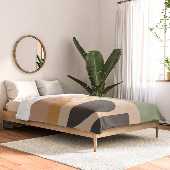 Abstract Art / Shapes 12 Comforter Gallery Image 2