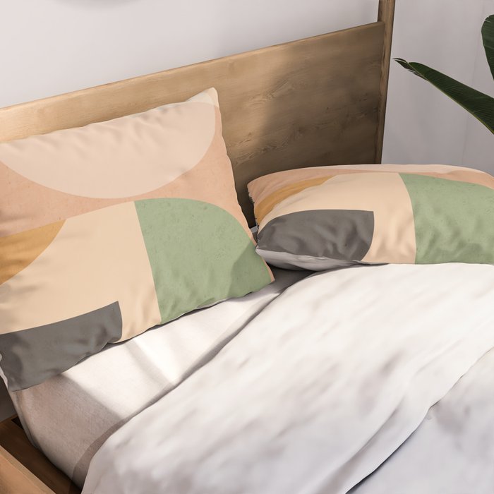 Abstract Art / Shapes 12 Pillow Sham Gallery Image 2