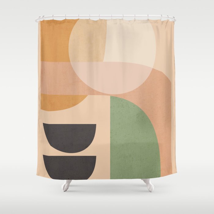 Abstract Art / Shapes 12 Shower Curtain Gallery Image 1