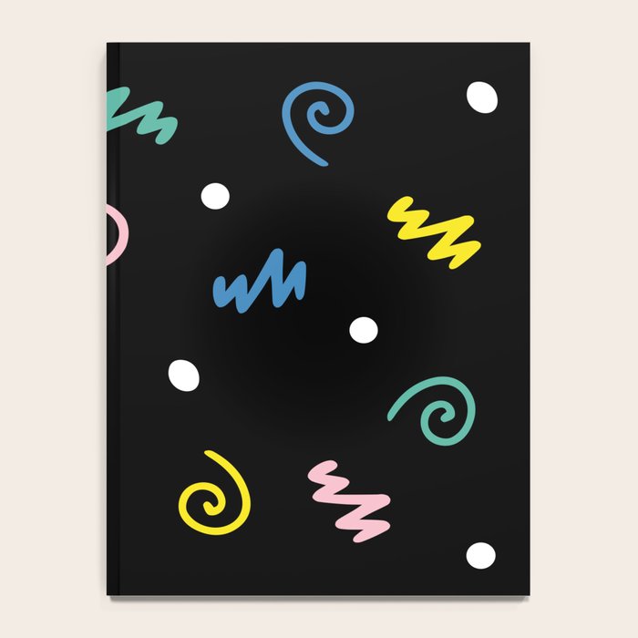 Memphis pattern 55 - 80s / 90s Retro Notebook Gallery Image 4