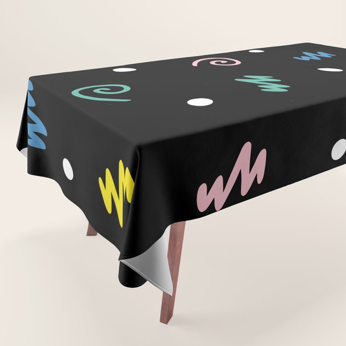 Memphis pattern 55 - 80s / 90s Retro Tablecloth Gallery Image 1