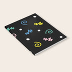Memphis pattern 55 - 80s / 90s Retro Notebook Gallery Image 2