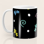 Memphis pattern 55 - 80s / 90s Retro Coffee Mug Gallery Image 3