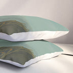 "Take Heart, Dear Traveller, Light Will Meet You In Wild Places." | Landscape Design Pillow Sham Gallery Image 3