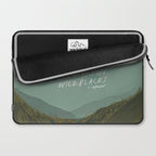 "Take Heart, Dear Traveller, Light Will Meet You In Wild Places." | Landscape Design Laptop Sleeve Gallery Image 2