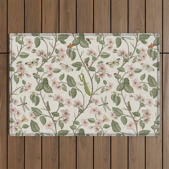 Insects of the Pacific Northwest Outdoor Rug Gallery Image 1