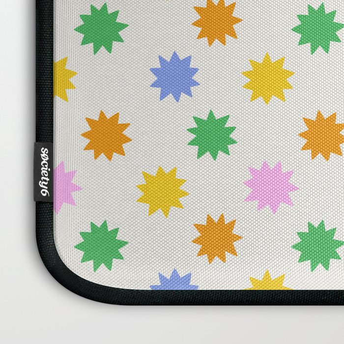 Colorful star shpe cartoon pattern Laptop Sleeve Gallery Image 3