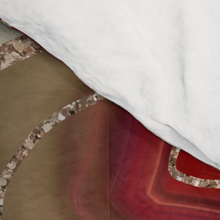 Liquid Marble Agate Glitter Glam #2 (Faux Glitter) #decor #art #society6 Comforter Gallery Image 4