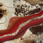 Liquid Marble Agate Glitter Glam #2 (Faux Glitter) #decor #art #society6 Coffee Mug Gallery Image 2