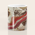 Liquid Marble Agate Glitter Glam #2 (Faux Glitter) #decor #art #society6 Coffee Mug Gallery Image 4