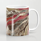 Liquid Marble Agate Glitter Glam #2 (Faux Glitter) #decor #art #society6 Coffee Mug Gallery Image 1