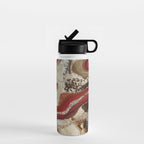 Liquid Marble Agate Glitter Glam #2 (Faux Glitter) #decor #art #society6 Water Bottle Gallery Image 1