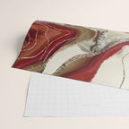 Liquid Marble Agate Glitter Glam #2 (Faux Glitter) #decor #art #society6 Wrapping Paper Gallery Image 2