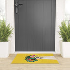 Aloha Hawaiian Llama in Yellow Welcome Mat Gallery Image 3