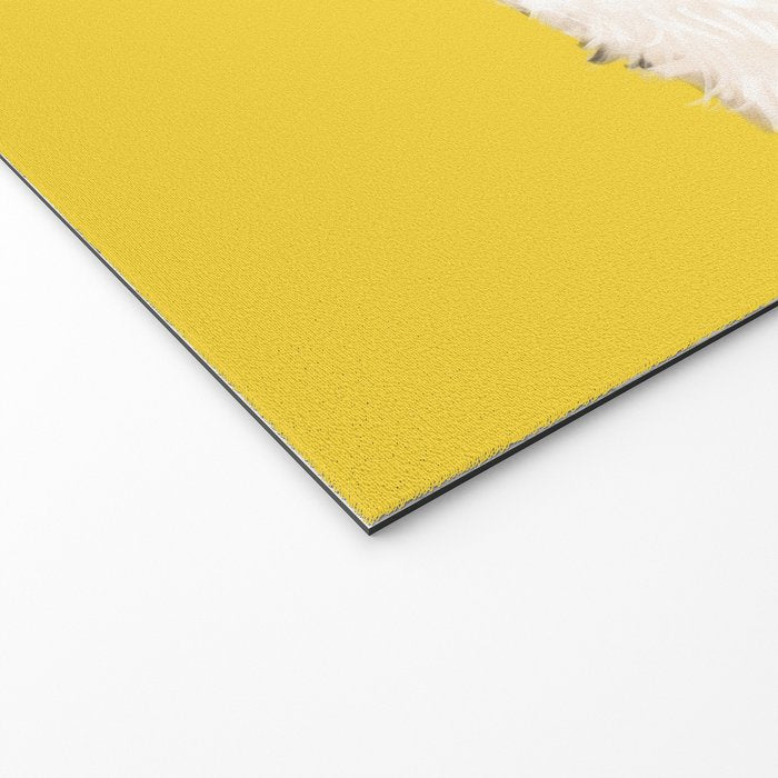 Aloha Hawaiian Llama in Yellow Welcome Mat Gallery Image 2