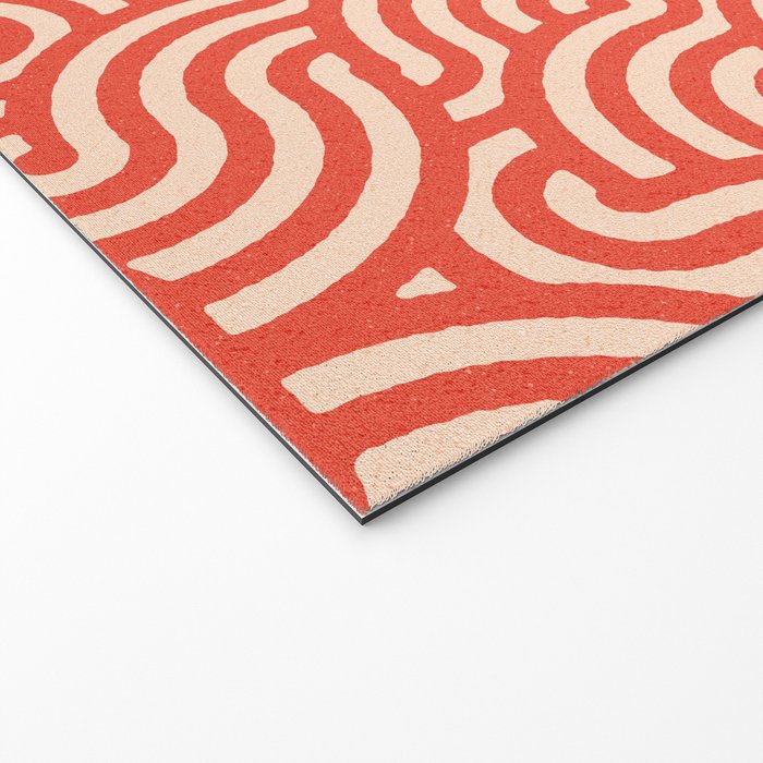 SWIRL Cayenne and Almond Welcome Mat Gallery Image 2