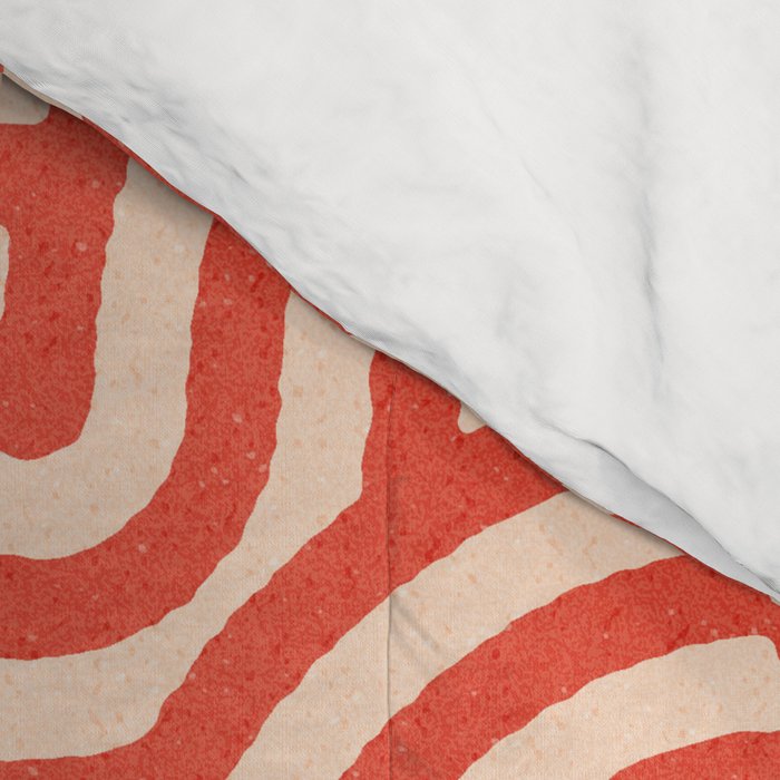 SWIRL Cayenne and Almond Comforter Gallery Image 4
