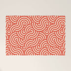 SWIRL Cayenne and Almond Welcome Mat Gallery Image 1