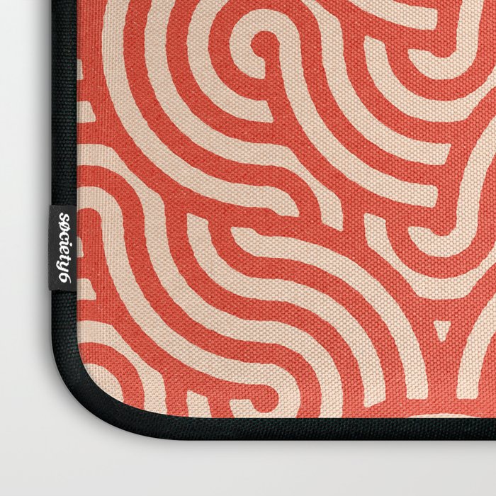 SWIRL Cayenne and Almond Laptop Sleeve Gallery Image 3