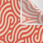 SWIRL Cayenne and Almond Wall Tapestry Gallery Image 3