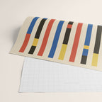 Bauhaus Dessau 1931 Modernist Minimal Homage Wrapping Paper Gallery Image 2