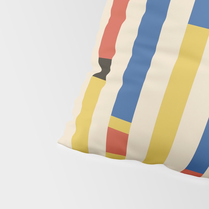 Bauhaus Dessau 1931 Modernist Minimal Homage Pillow Sham Gallery Image 4