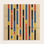 Bauhaus Dessau 1931 Modernist Minimal Homage Wood Wall Art Gallery Image 1