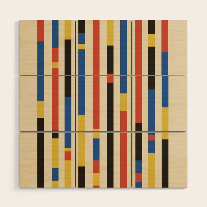 Bauhaus Dessau 1931 Modernist Minimal Homage Wood Wall Art Gallery Image 1
