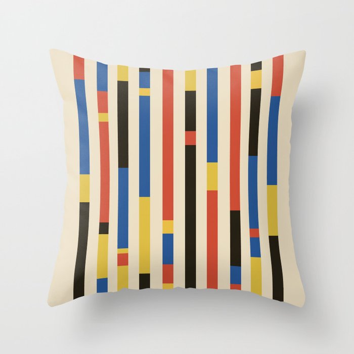 Bauhaus Dessau 1931 Modernist Minimal Homage Throw Pillow Gallery Image 6
