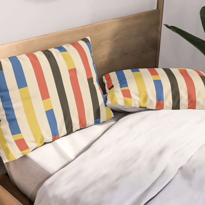 Bauhaus Dessau 1931 Modernist Minimal Homage Pillow Sham Gallery Image 2