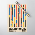 Bauhaus Dessau 1931 Modernist Minimal Homage Wrapping Paper Gallery Image 1
