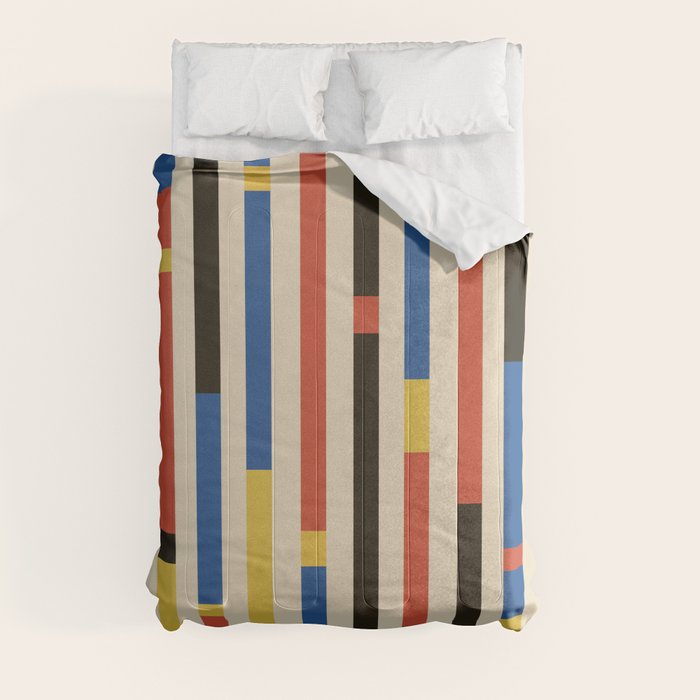Bauhaus Dessau 1931 Modernist Minimal Homage Comforter Gallery Image 3