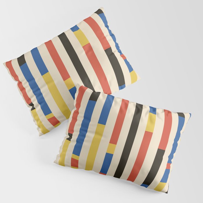 Bauhaus Dessau 1931 Modernist Minimal Homage Pillow Sham Gallery Image 3