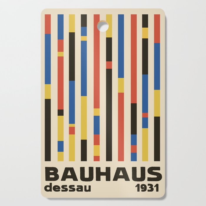 Bauhaus Dessau 1931 Modernist Minimal Homage Cutting Board Gallery Image 1